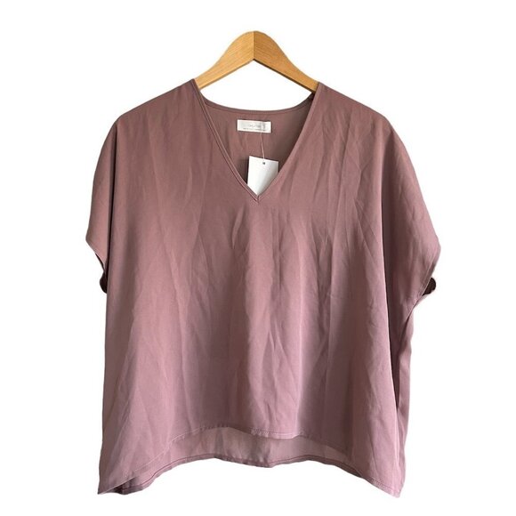 OAK+FORT  Sleeveless Rose Mauve Contemporary Blouse Basic Staple US S - Picture 4 of 8